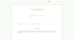 Desktop Screenshot of lisalefkowitz.net