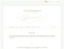 Tablet Screenshot of lisalefkowitz.net